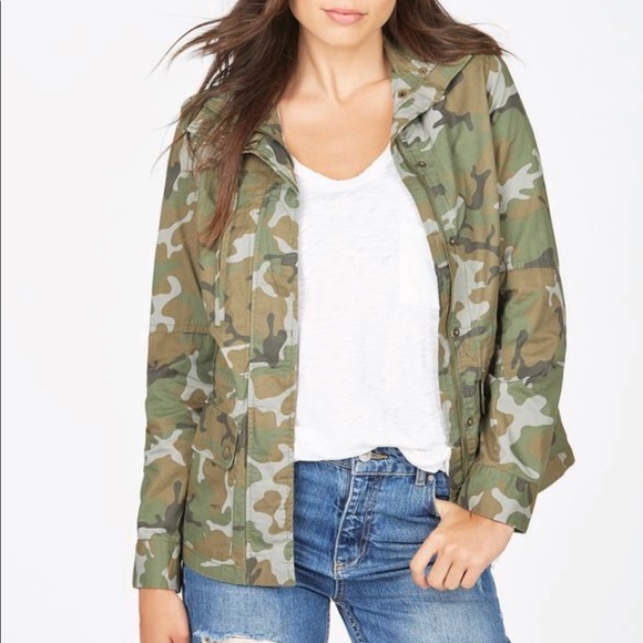 JustFab Jackets & Blazers - Camo Utility Jacket
